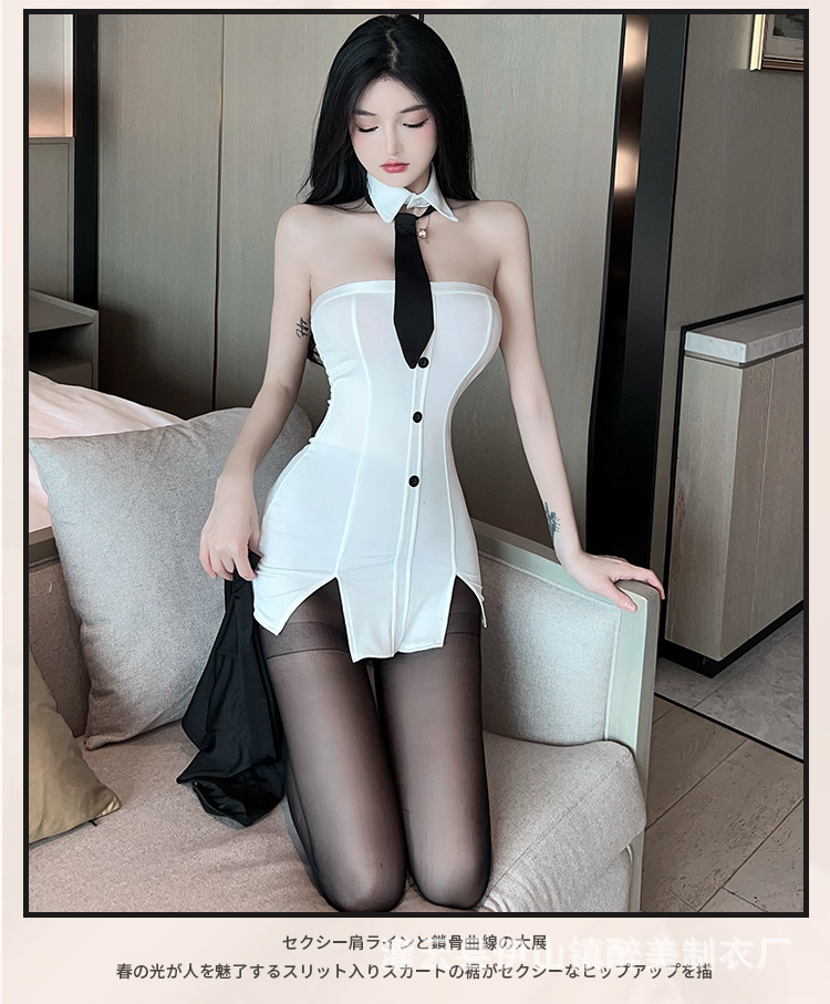 คอสเพลย์ ออฟฟิศ เลขา นักศึกษา แอร์โฮสเตส เครื่องแบบ เดรสเซ็กซี่ ชุดรัดรูป / Cosplay Office / Sexy Lady / Tight Dress