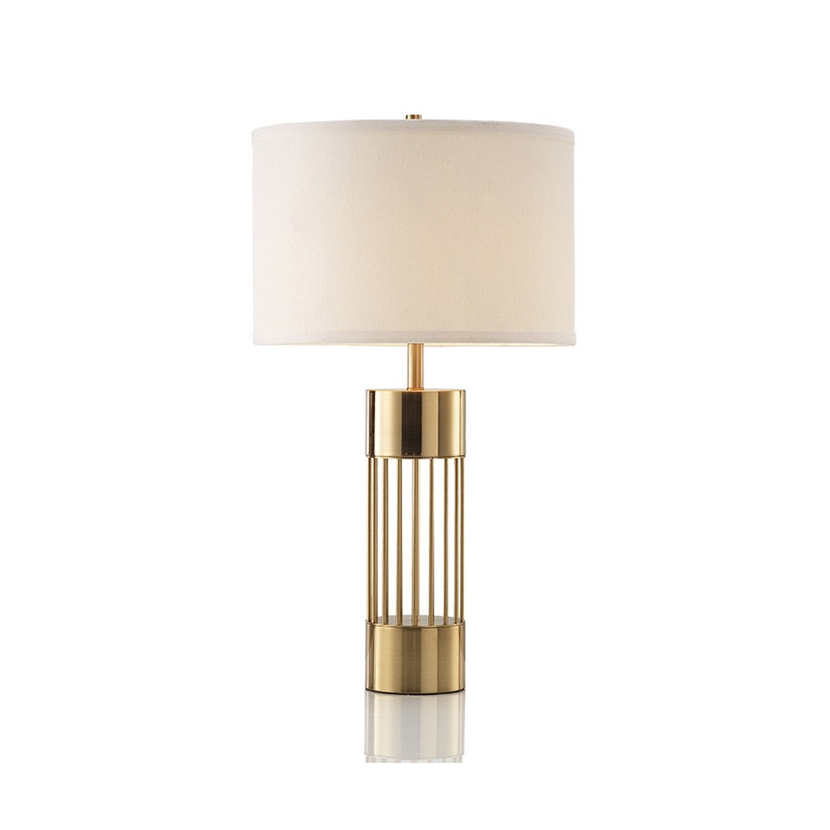 โคมไฟตั้งโต๊ะ สไตล์นอร์ดิก Nordic style table lamp + Hardware + Fabric LED E27x1 IP20