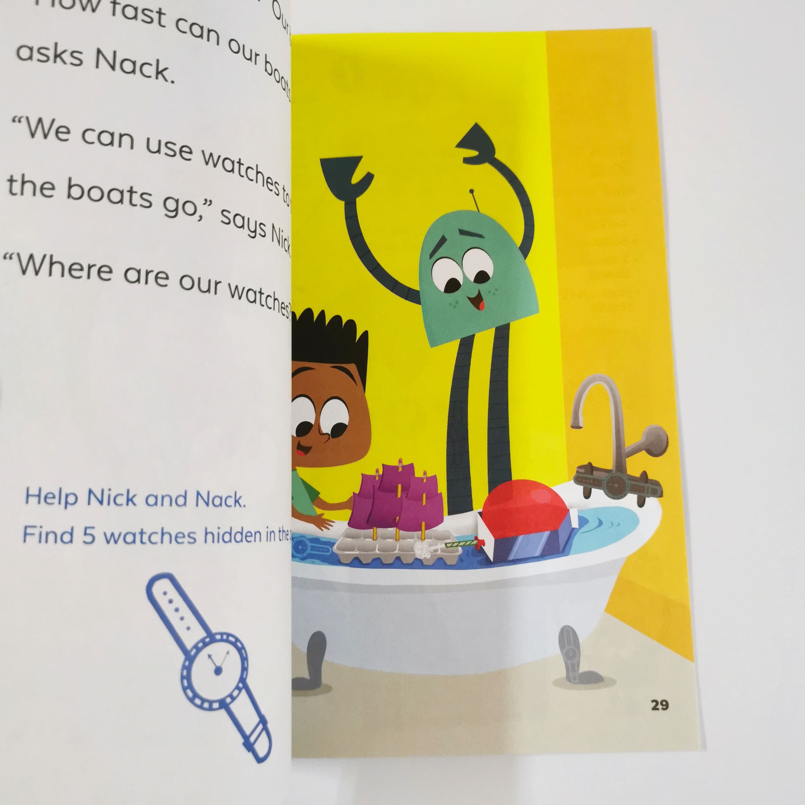 Nick and Nack Float a Boat