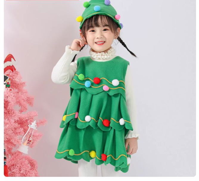ชุดคริสต์มาส เดรสคริสต์มาส เด็ก-ผู้ใหญ่ เทศกาลปีไหม่ พร้อมส่ง