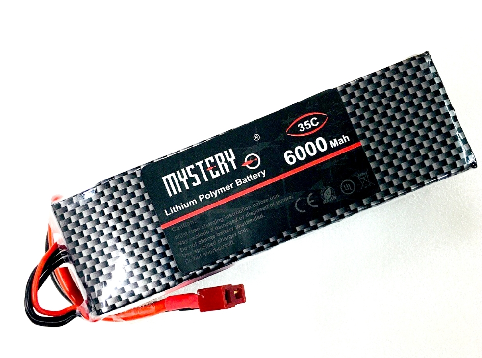 Mystery LiPo 3S 11.1V 35C 45C T-Plug หลายขนาดความคุ 2200 3000 6000mah