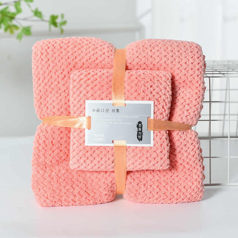 ผ้าเช็ดตัว รังผึ้ง รุ่นธรรมดา ซับน้ำดีมาก