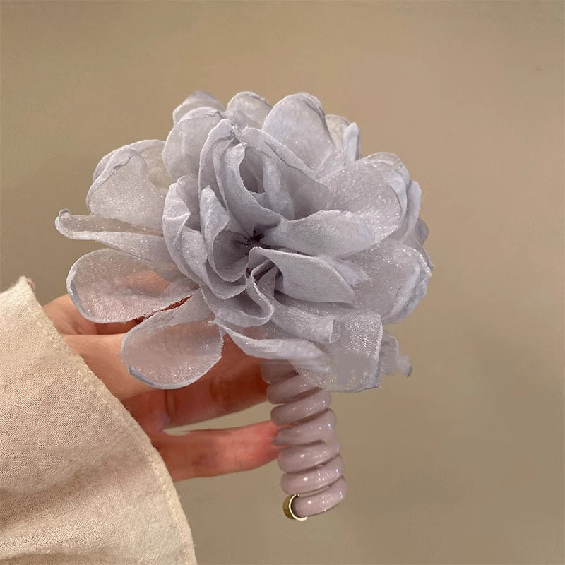 ยางรัดผมเกลียว ช่อดอกไม้ GS14