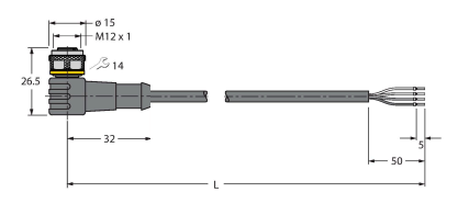 (TURCK)-WKC4.4T-10/TEL