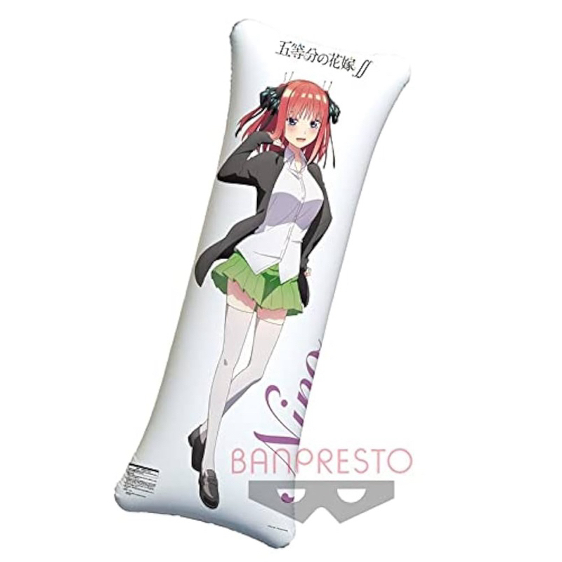 หมอนเป่าลมลายนิโนะจากอะนิเมะเจ้าสาวผมเป็นแฝด5[The Quintessential Quintuplets Long Air Cushion Vol.1 Nino Nakano]