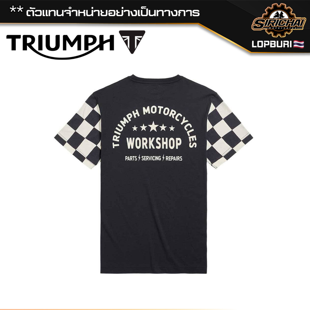 เสื้อยืด Triumph MTSS2318 ของแท้ 100%✅ ( 📌แนะนำลด 1 ไซส์จากปกติ ไซส์ยุโรปคับ )