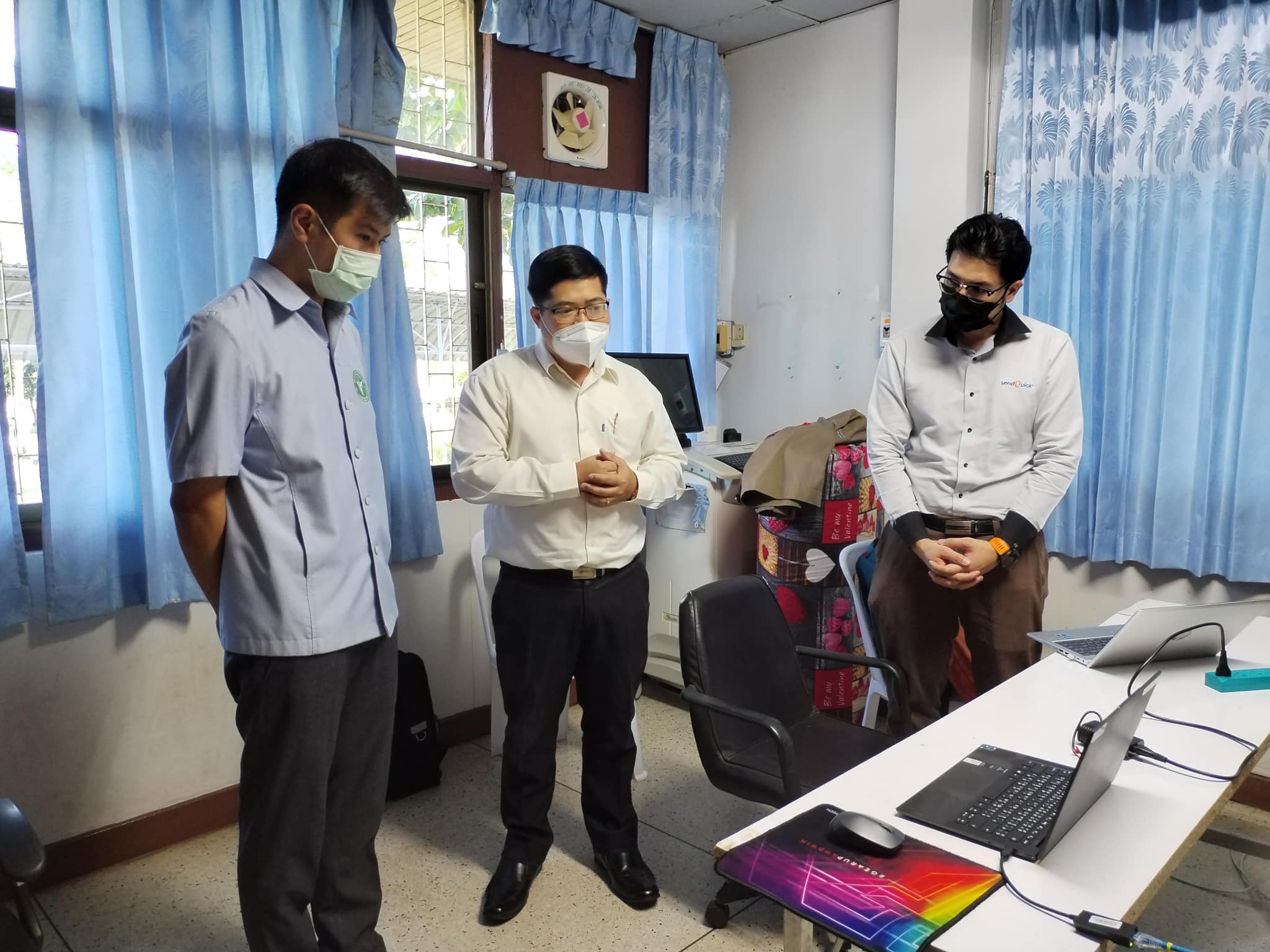 งานที่ปรึกษาโรงพยาบาลตรอน จังหวัดอุตรดิตถ์ ออกแบบระบบ FortiGate Next-Gen Firewall พร้อม implement ใช้งานร่วมกับ Layer 3 Switch : Omada cloud