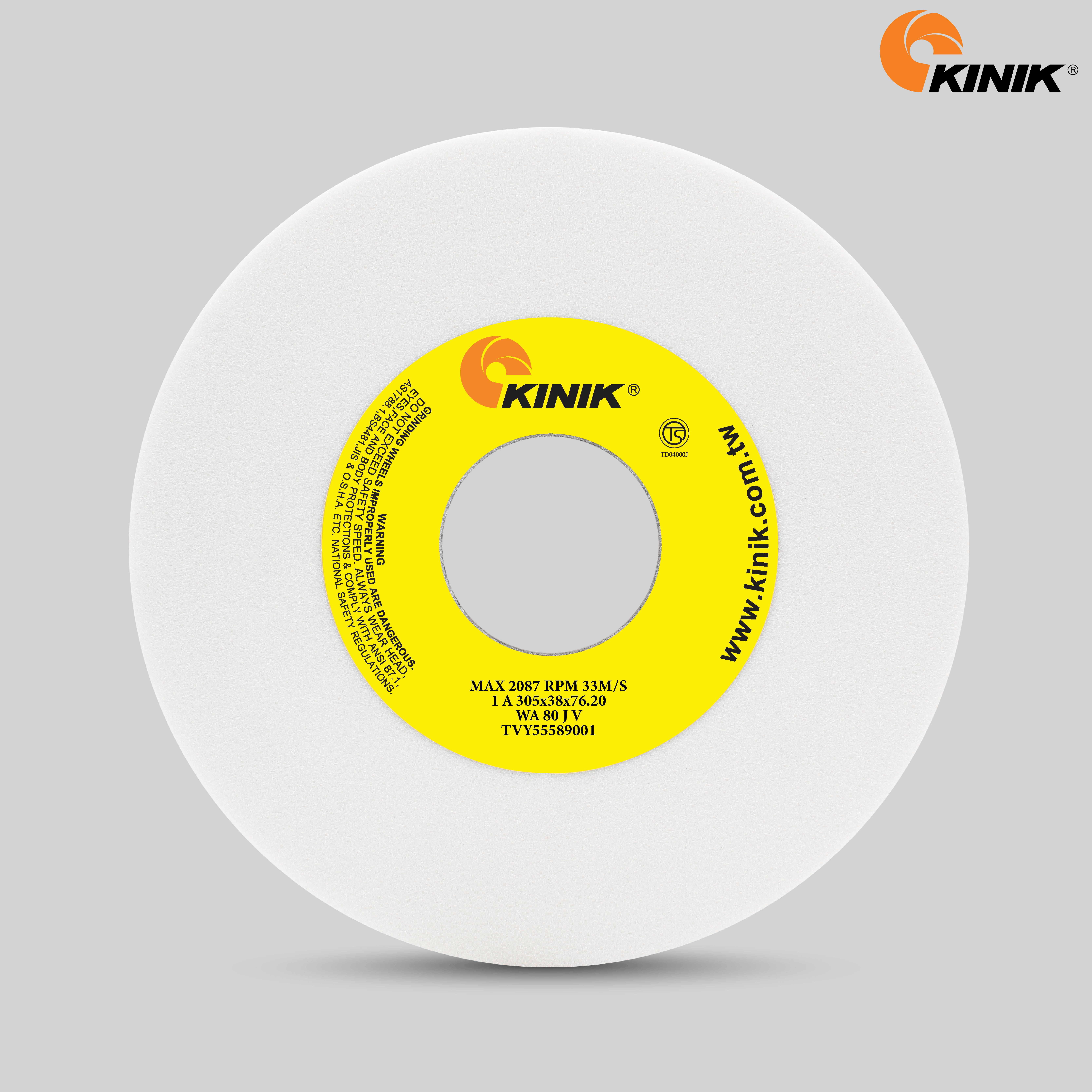 หินเจียร KINIK WA80JV1A 305x38x76.2 mm.