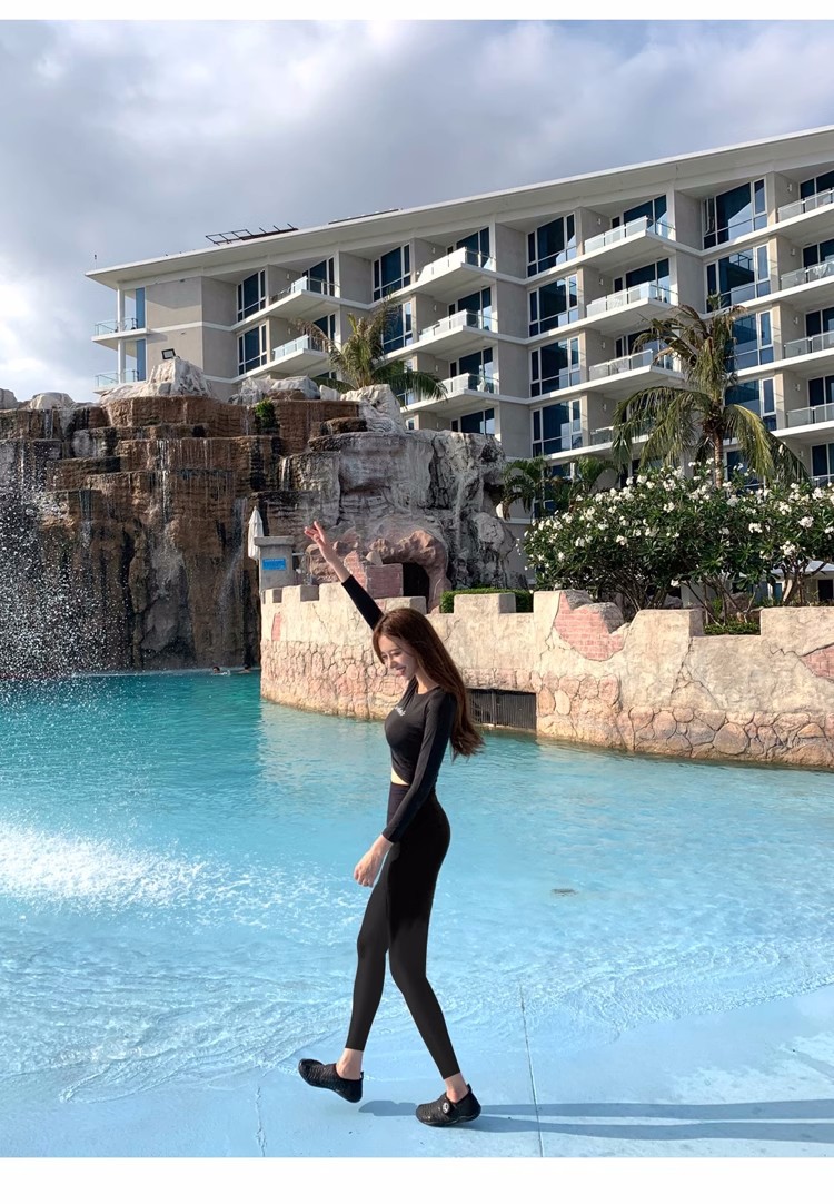 ชุดว่ายน้ำ แขนยาว ขายาว เซ็ท 2 ชิ้น รหัส SW80850