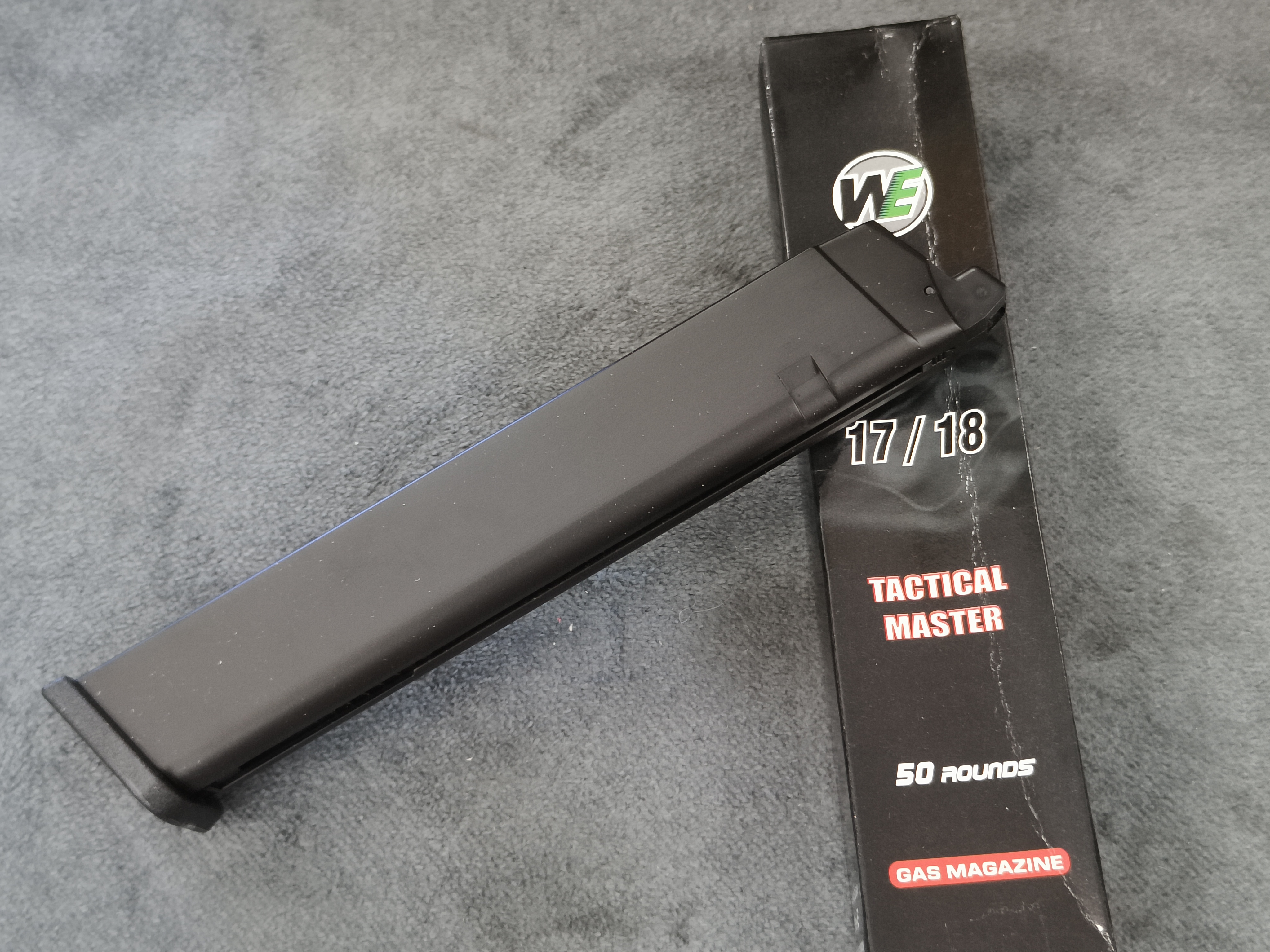 แม็กกาซีนอัดแก๊ส Glock บรรจุ 50 นัด - WE สีดำ