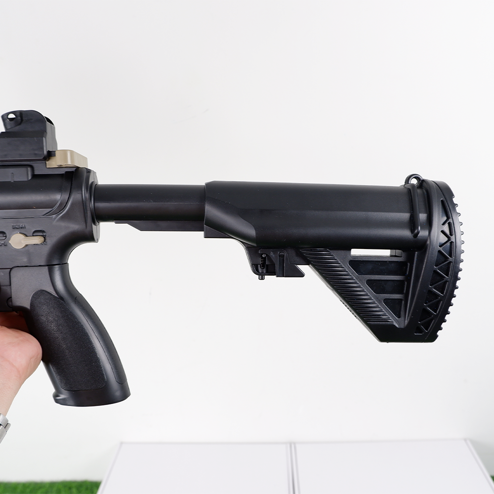 (21)M416 สีดำ ปืนเจลไฟฟ้า ของเล่น ยิงรัวได้ ชักยิงได้