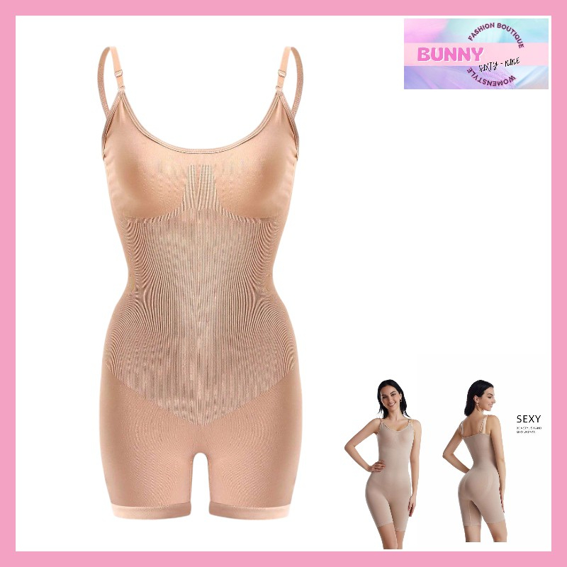 ชุดบอดี้สูท ซับใน รุ่นเต็มตัว สีครีม Bodyshape Z127