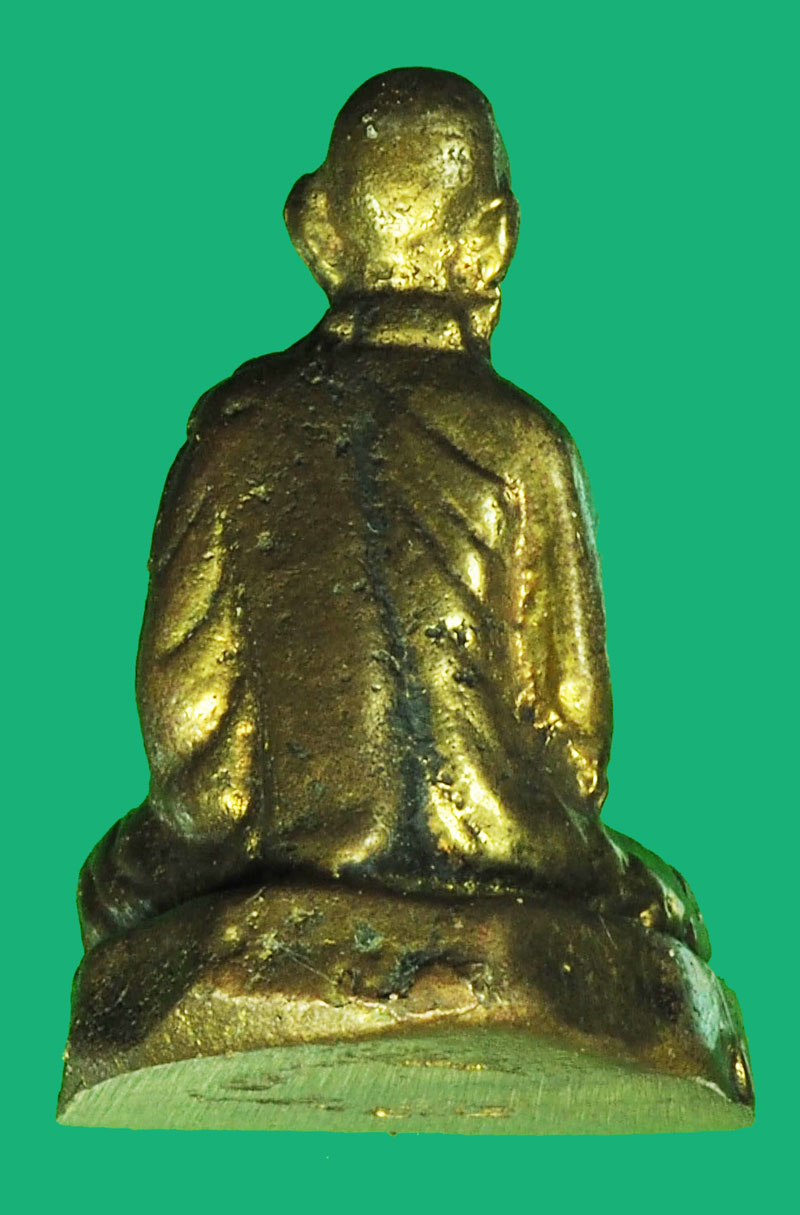 A1089 รูปหล่อหลวงพ่อทบ ไม่ทราบปี เนื้อทองเหลือง 56