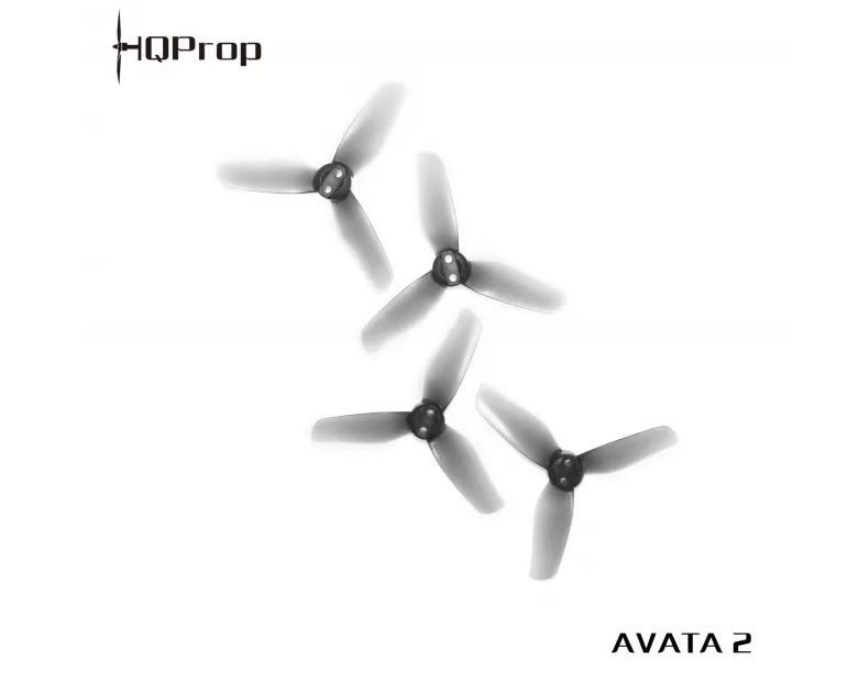 HQProp 3X3X3 for Avata 2 Grey (2CW+2CCW)-Poly Carbonate 1ถุง 4ใบ ใบพัดสำหรับ DJI Avata 2
