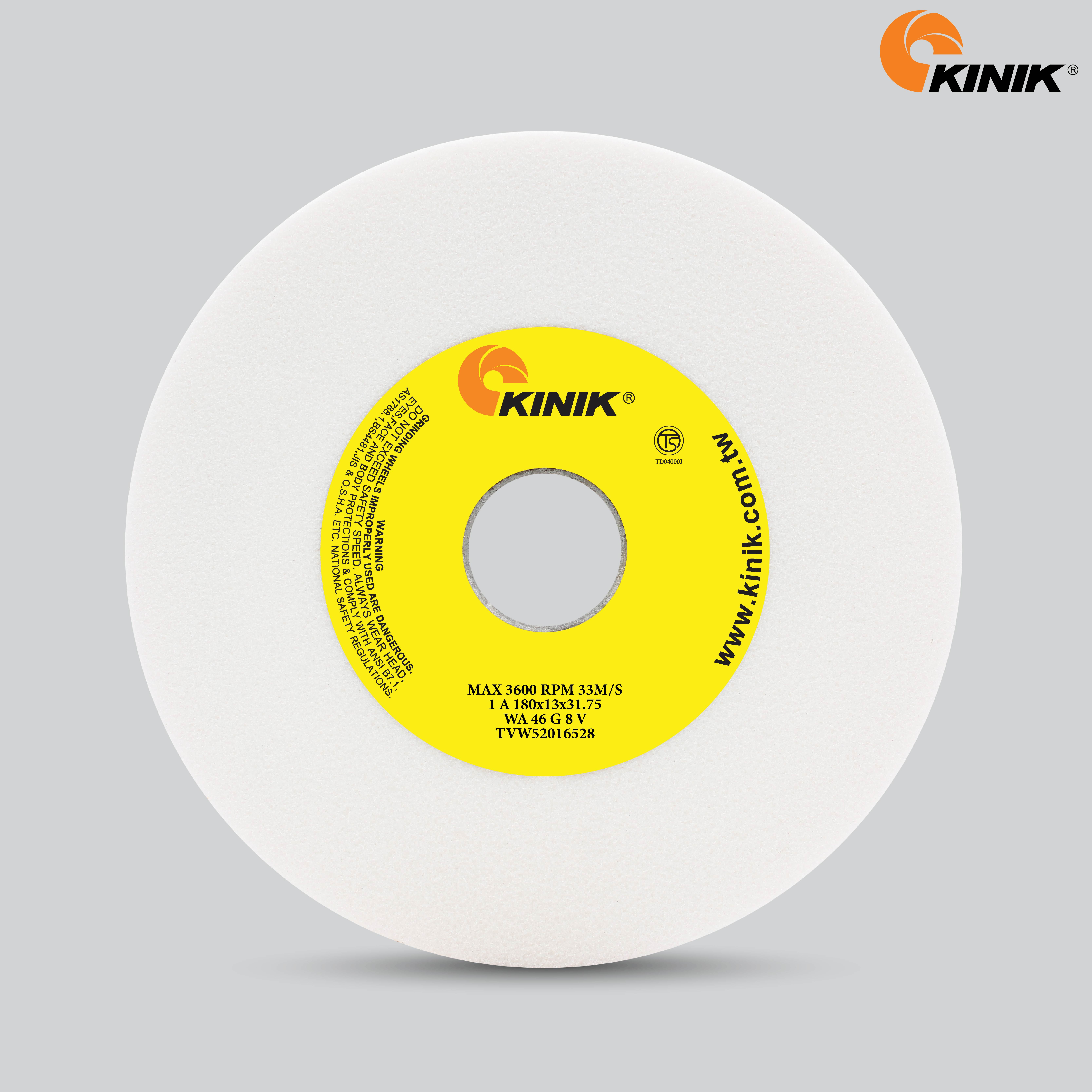 หินเจียร KINIK WA46G8V1A 180x13x31.75 mm.