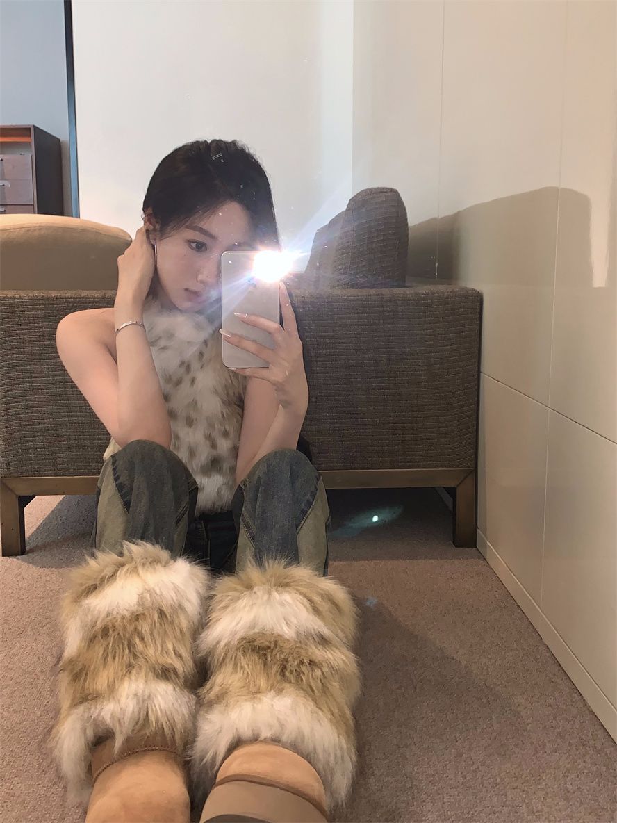 เสื้อขนเฟอร์เทียม เซ็กซี่ CN2538 พร้อมส่งในไทย