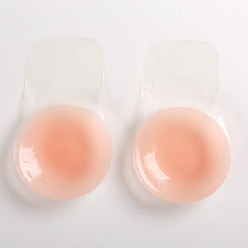 ปิดจุกซิลิโคน กลม/ดอกไม้ ยกกระซับ เนื้อนิ่มติดทน 1 คู่