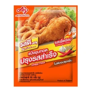 8850250002635 รสดีเมนู แป้งชุปทอดปรุงรสสำเร็จ รสเผ็ดร้อน 90 ก.