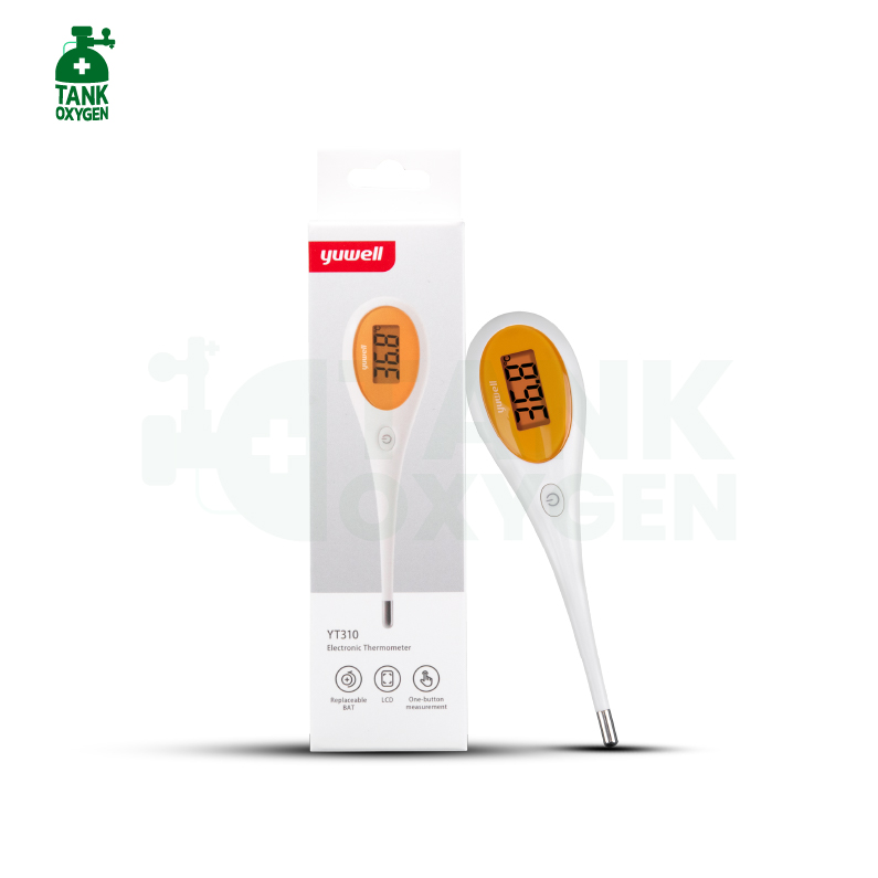 ปรอทวัดอุณหภูมิดิจิตอล ยี่ห้อ Yuwell รุ่น YT310 (ปลายแข็ง)