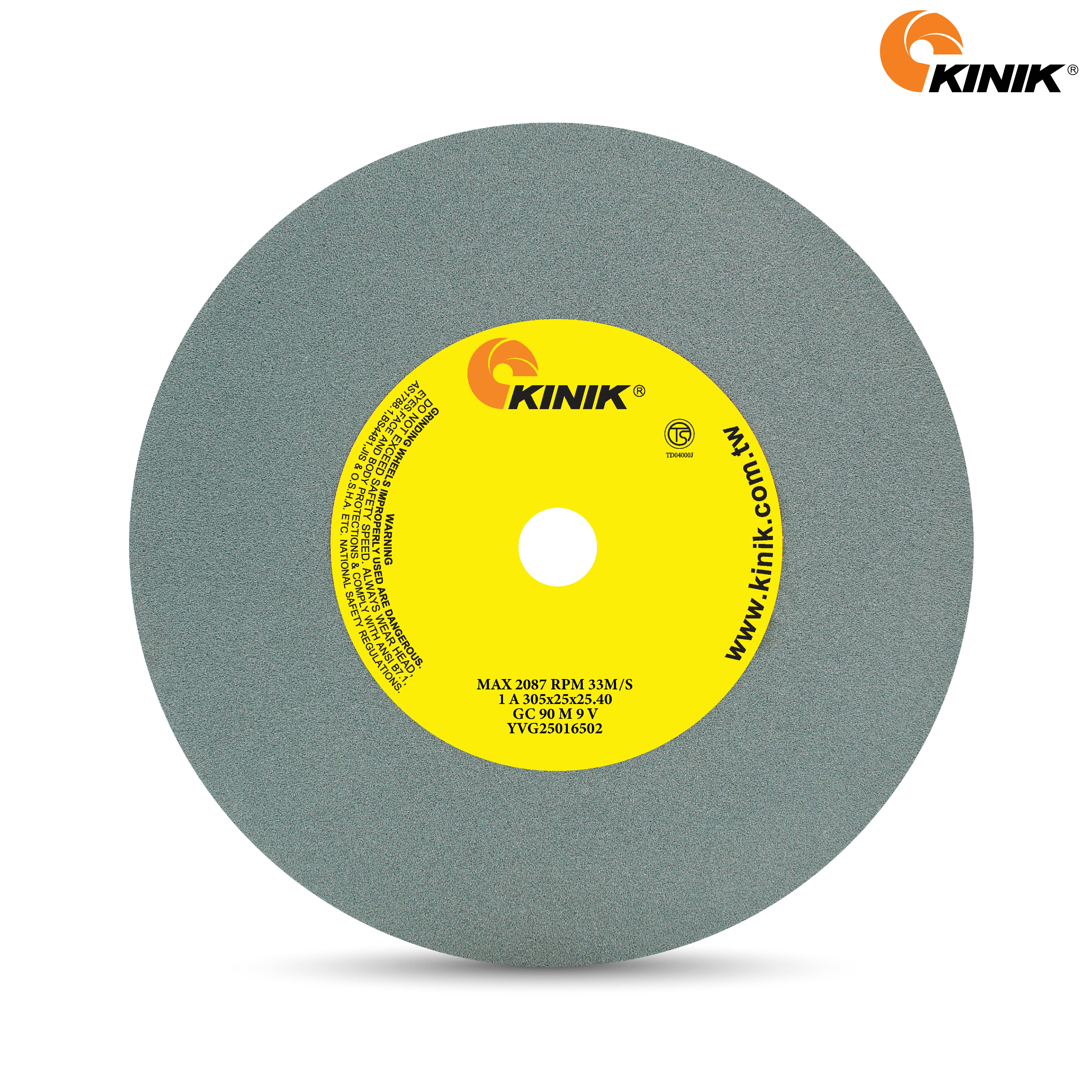 หินเจียร KINIK GC90M9V1A 305x25x25.4 mm.