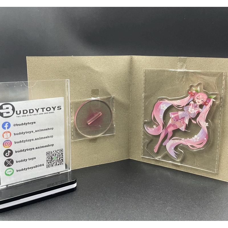 สแตนอะคริลิค ซากุระ มิกุ[Vocaloid Hatsune Miku D Prize -Acrylic Stand- Sakura Miku Vol.4]