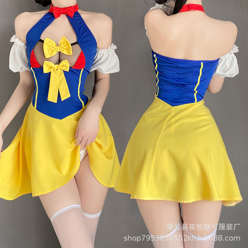 ชุดคอสเพลย์ เจ้าหญิง สโนว์ไวท์ เว้าอก โชว์หลัง X2709-H