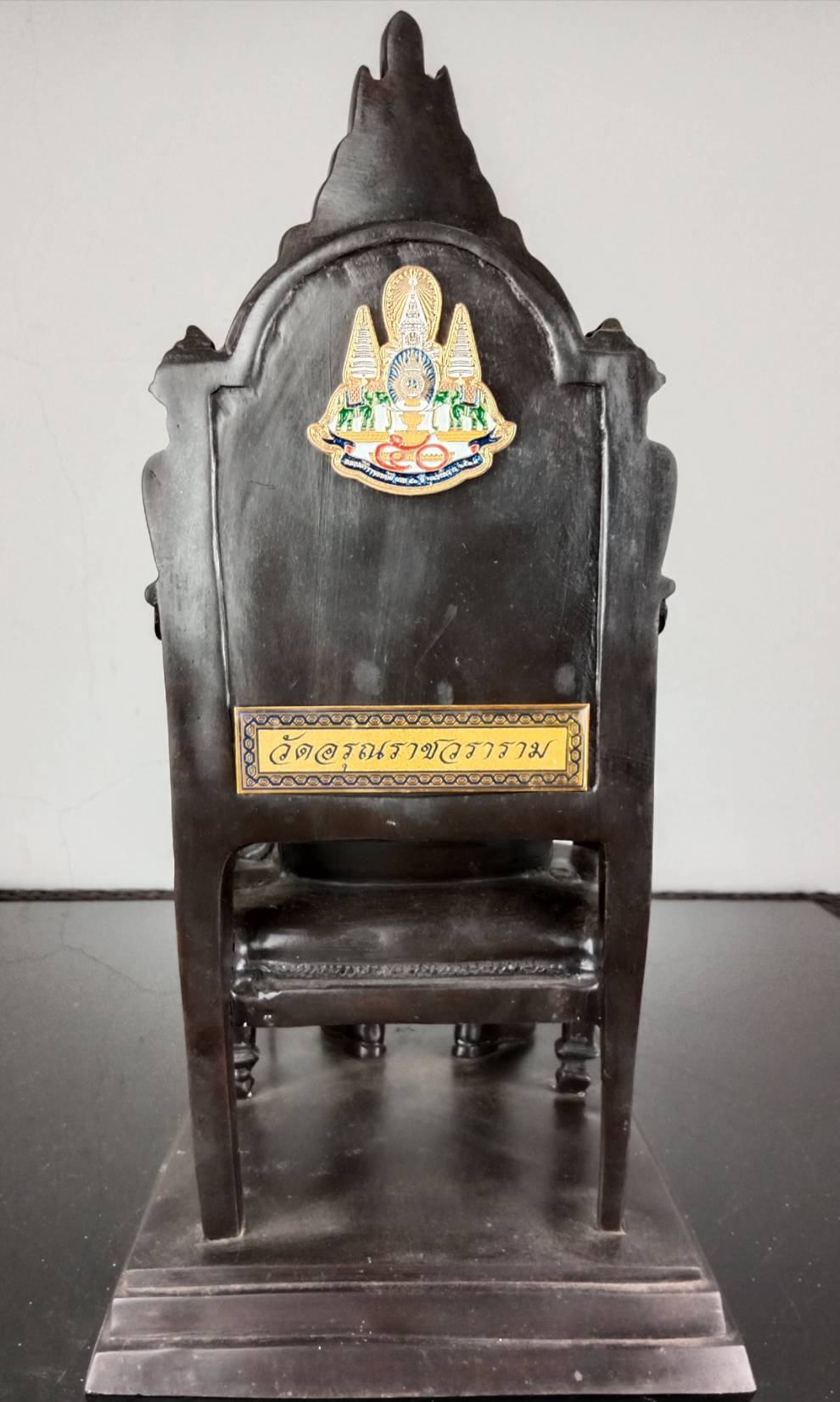 58.พระบรมรูปหล่อในหลวงรัชกาลที่9 พระบาทสมเด็จพระปรมินทรมหาภูมิพลอดุลยเดช ทรงประทับนั่งบัลลังก์