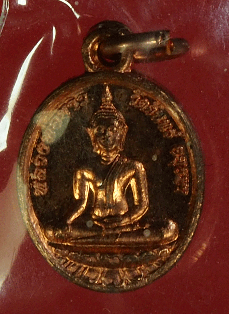 ฺB2856 เหรียญพระพุทธ วัดจันทร์ - หลวงพ่อรวย วัดตะโก อยุธยา ซองเดิม เนื้อทองแดง 50