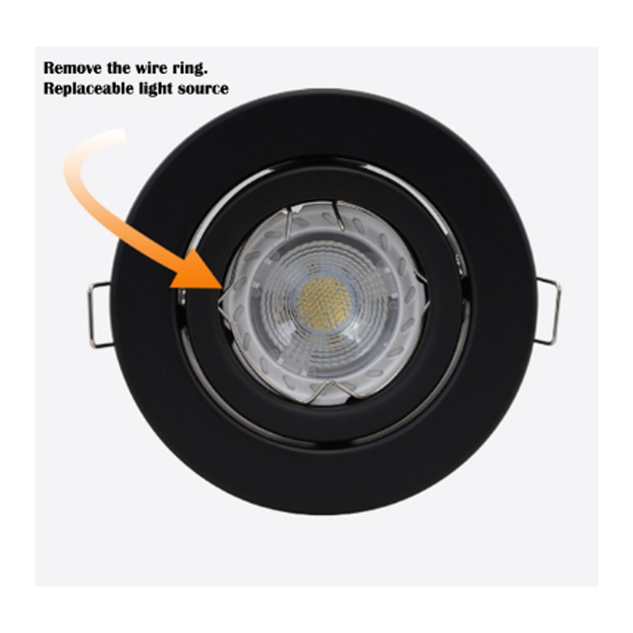โคมไฟดาวน์ไลท์ ทรงกลม ปรับได้ Downlight Round Adjustable Iron metal IP20