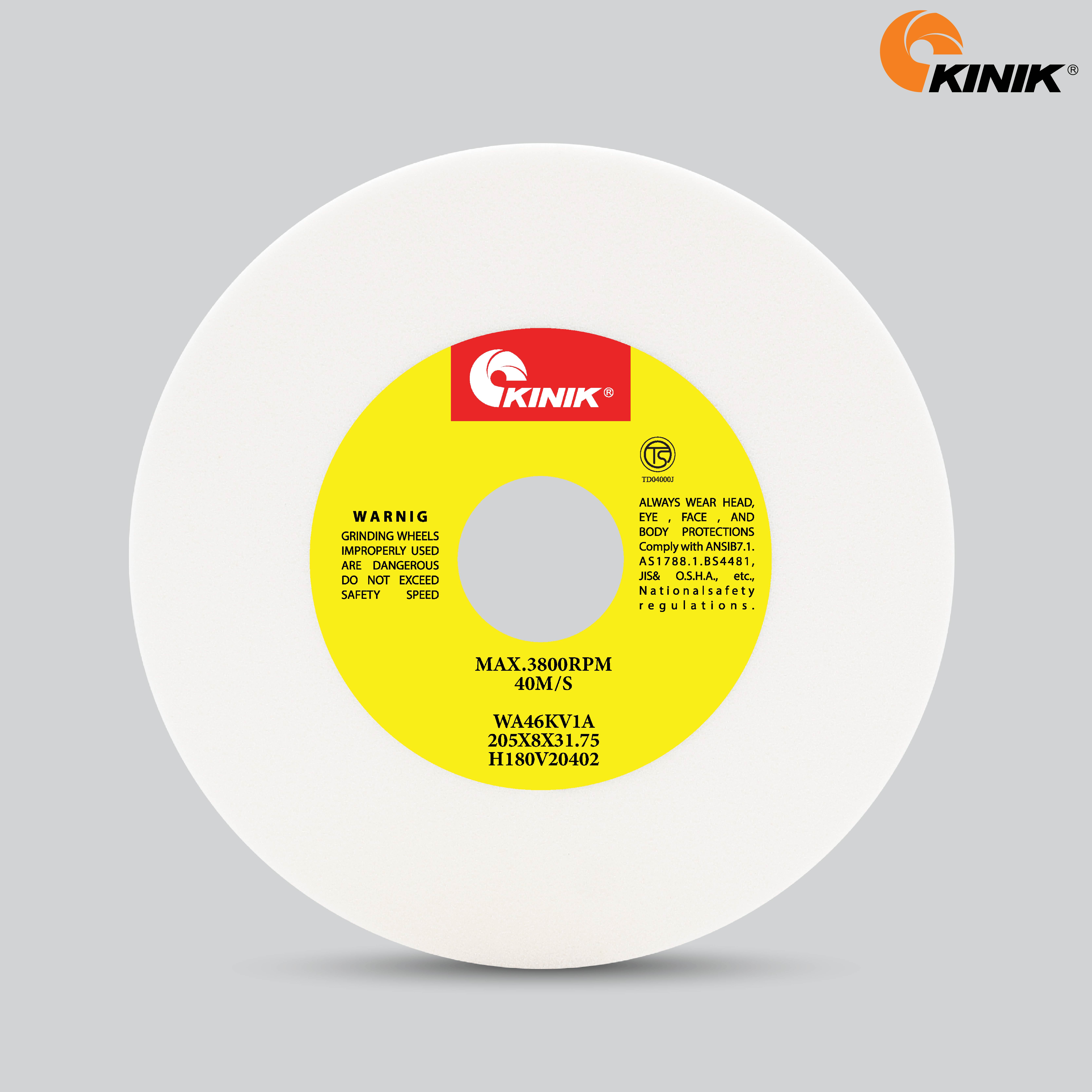 หินเจียร KINIK WA46KV1A 205x8x31.75 mm.