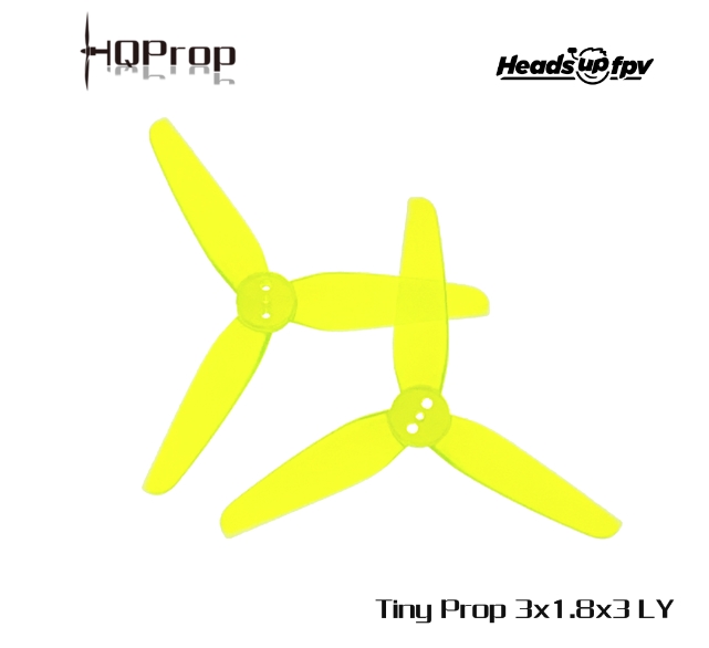 HQProp T3X1.8X3 HeadsUp 1.5MM Shaft 1ถุง 4ใบ สุ่มสี