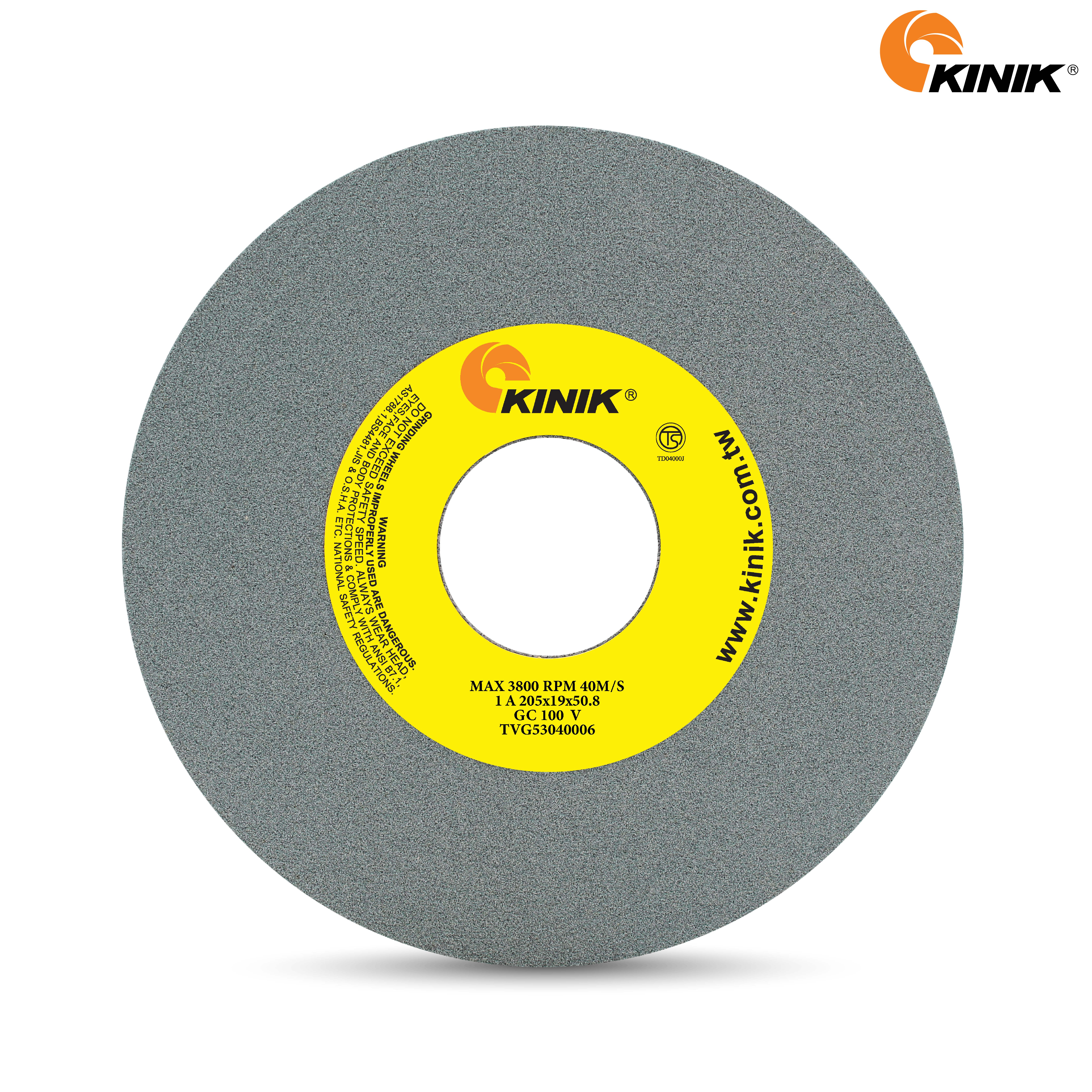 หินเจียร KINIK GC100V1A 205x19x50.8 mm.