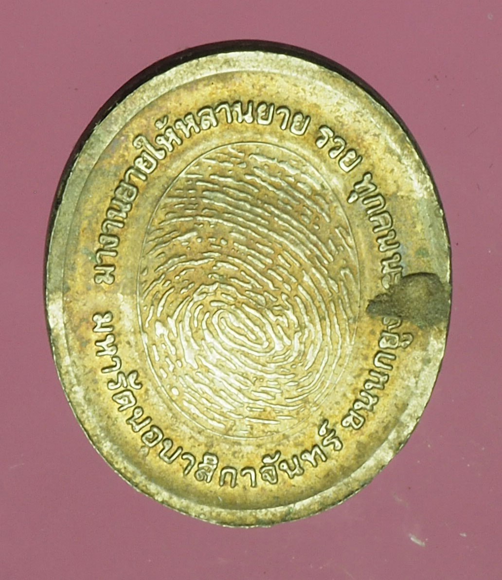 A729 เหรียญแม่ชีจันทร์ ขนนกยูง วัดพระธรรมกาย ปทุมธานี 46