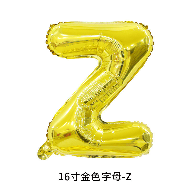 ลูกโป่งตัวอักษร ลูกโป่งวันเกิด ขนาด 16 นิ้ว พร้อมส่ง