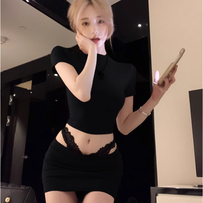 ชุดเซท เสื้อ+กระโปรง พร้อมส่งด่วนไทย