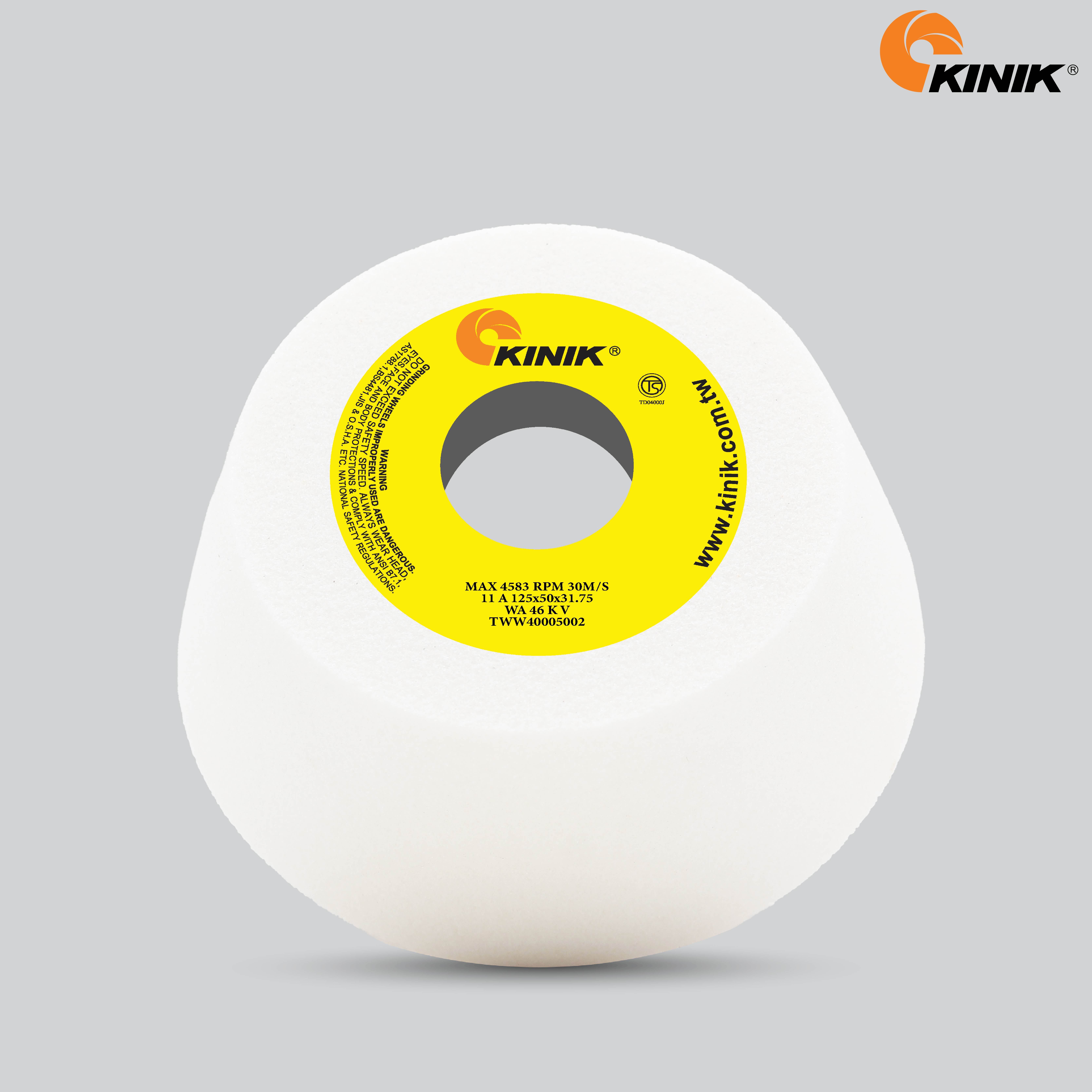 หินถ้วยเทเปอร์ KINIK WA46KV11A 125x50x31.75 mm.