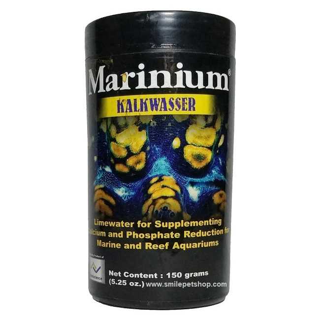 Marinium Kalkwasser 150 g.(แร่ธาตุสำหรับทำน้ำไว้เติมชดเชยน้ำที่ระเหยไปสำหรับตู้ปลาทะเล)