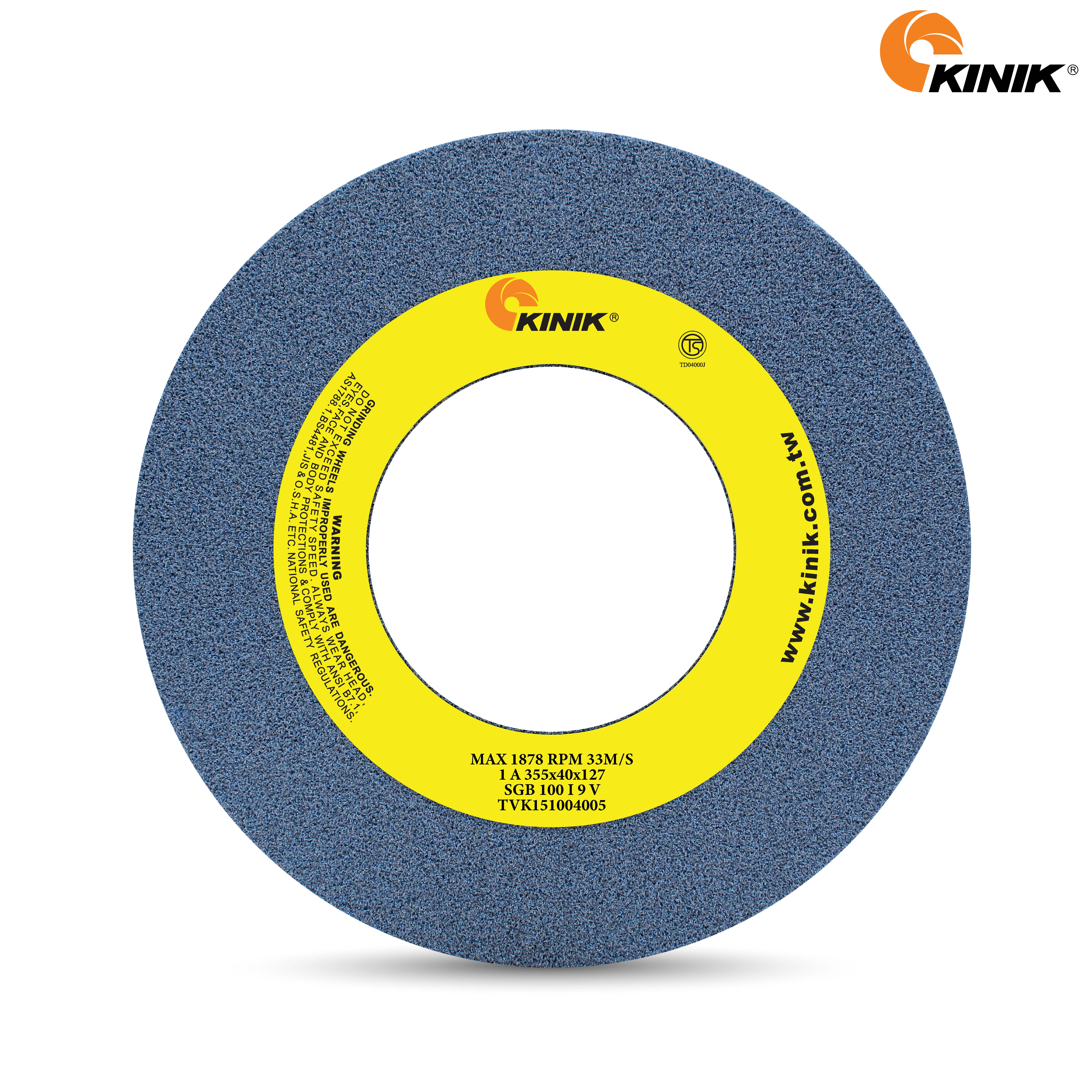 หินเจียร KINIK SGB100I9V1A 355x40x127 mm.