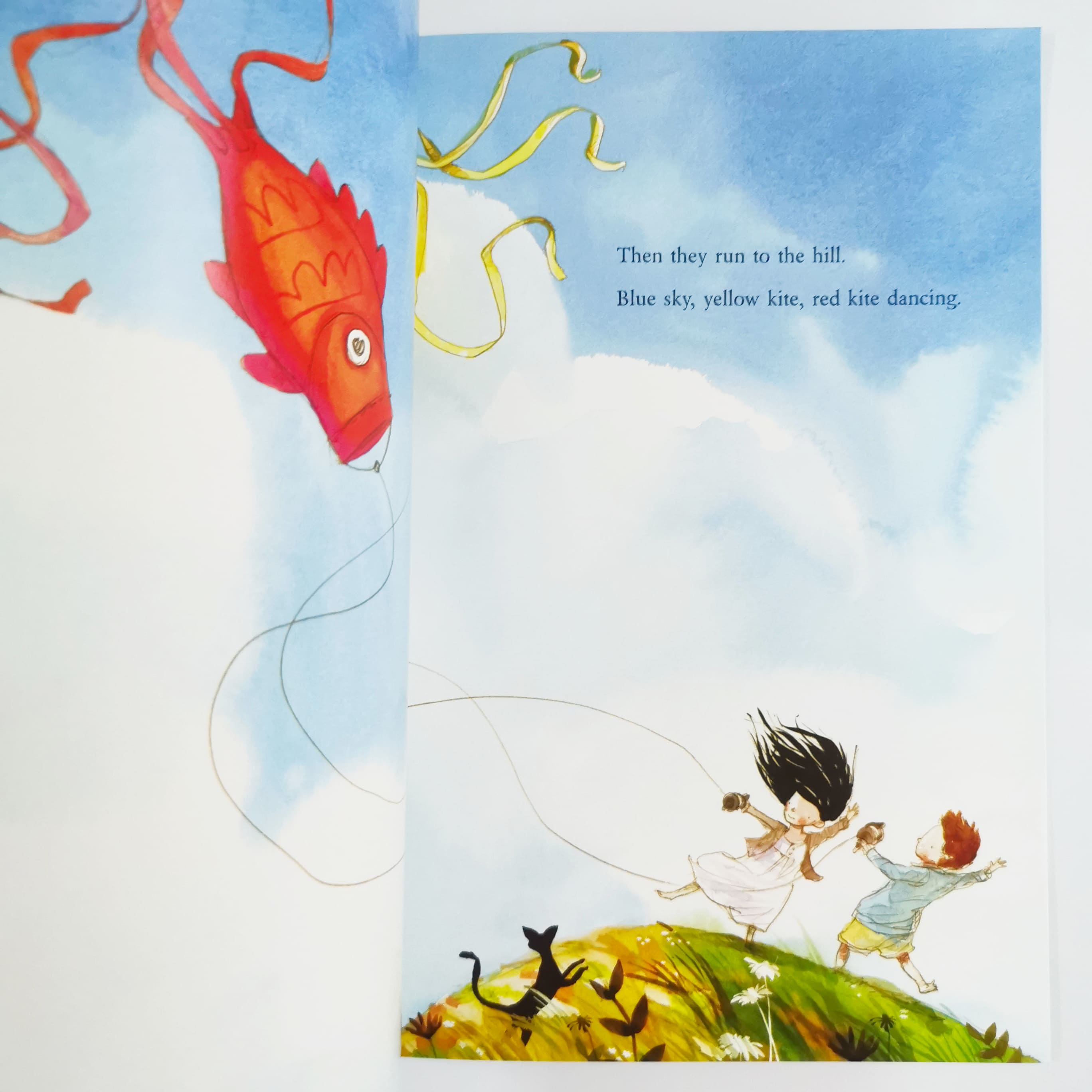 Blue Sky Yellow Kite