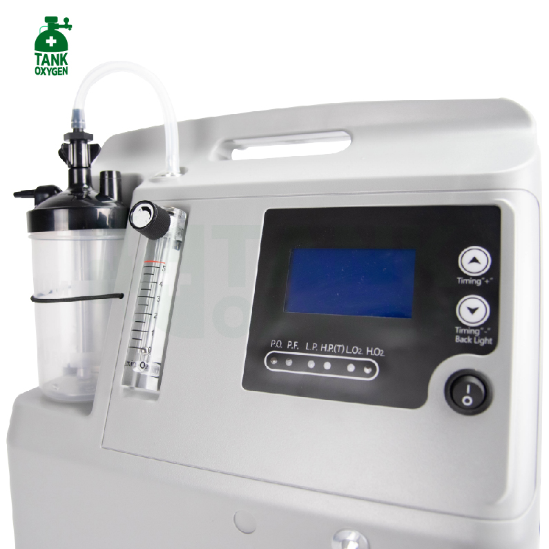 Longfian รุ่น Jay-5AW เครื่องผลิตออกซิเจน ขนาด 5 ลิตร (มี % ออกซิเจนแสดงผล) ประกันศูนย์ไทย 3 ปี