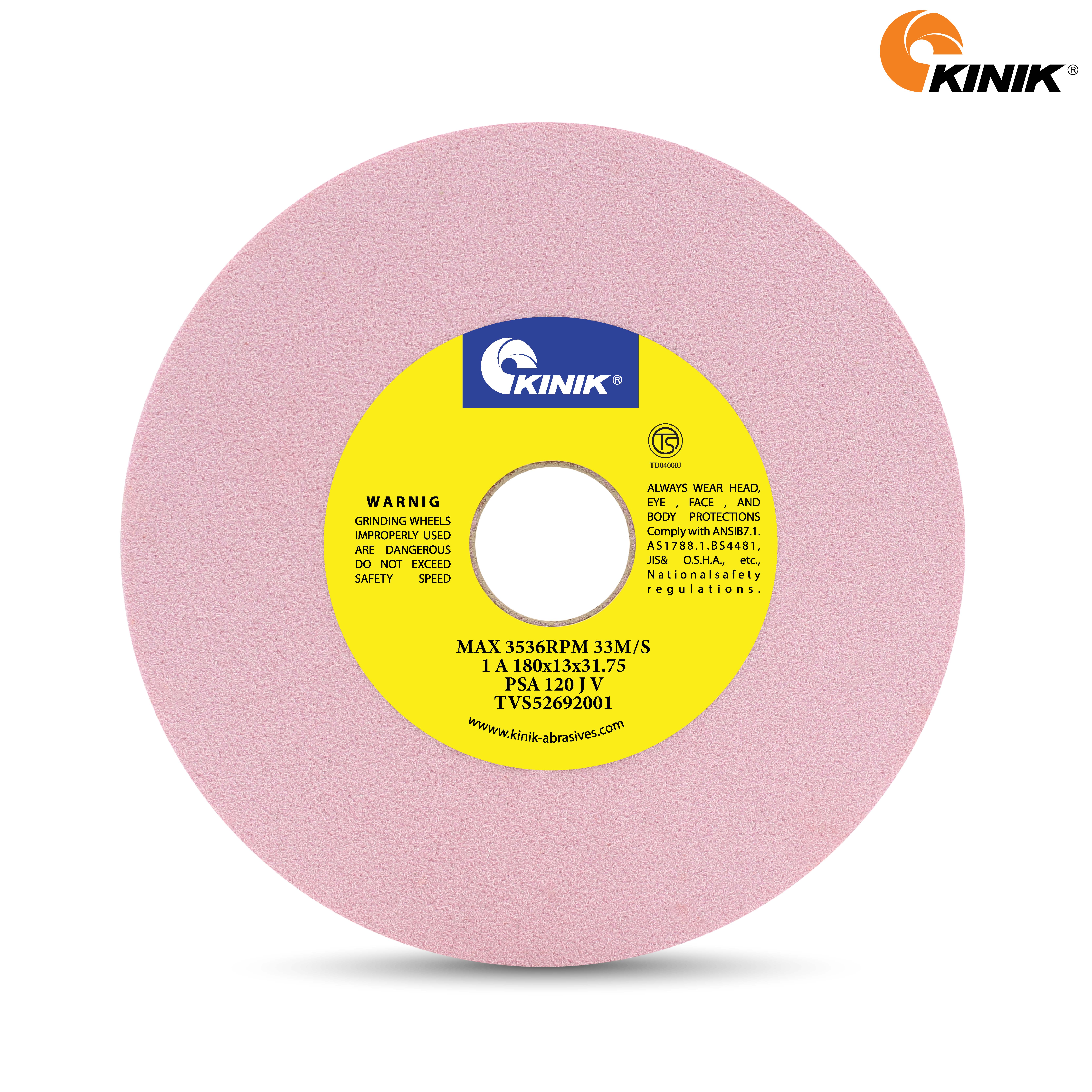 หินเจียร KINIK PSA120JV1A 180x13x31.75 mm.