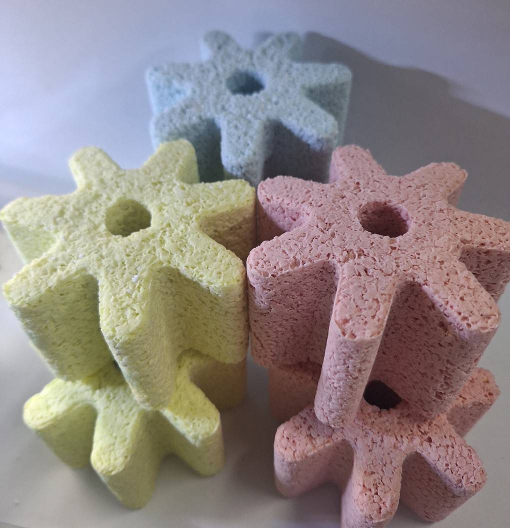 หินกรอง (รูปดาว) ขนาด 9ซม.*5ซม.