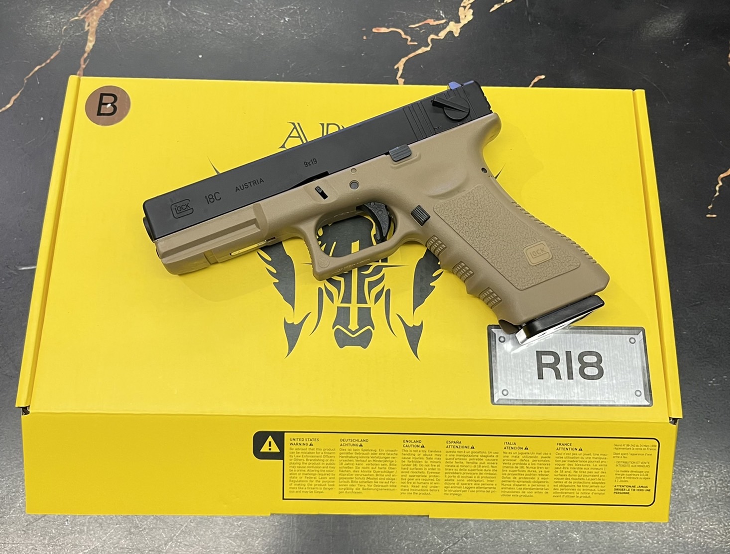 R18-B : Glock18C Gen3 ทราย - ARMY Armament