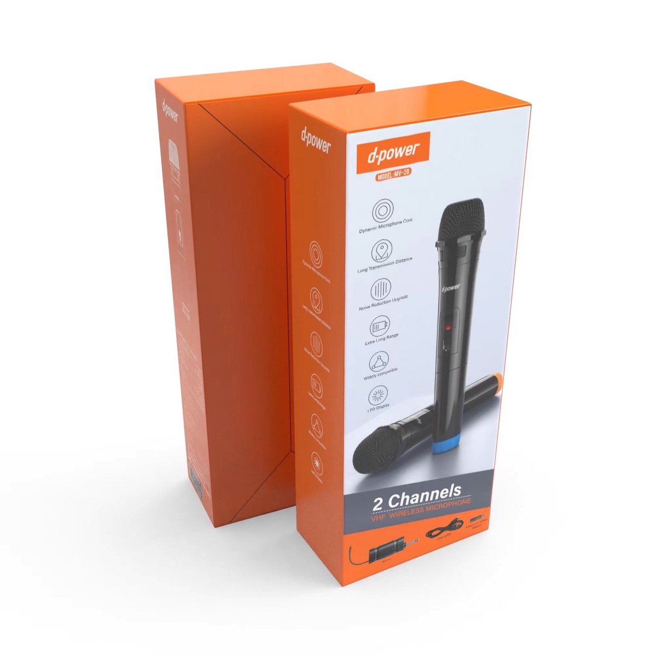 D-Power MV-20 Wireless (ไมค์คู่)