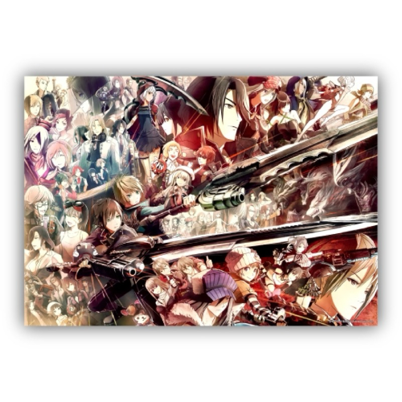 โปสเตอร์ ก็อด อีเทอร์[Ichiban Kuji God Eater 5th Anniversary A Prize -A2 Clear Poster-]