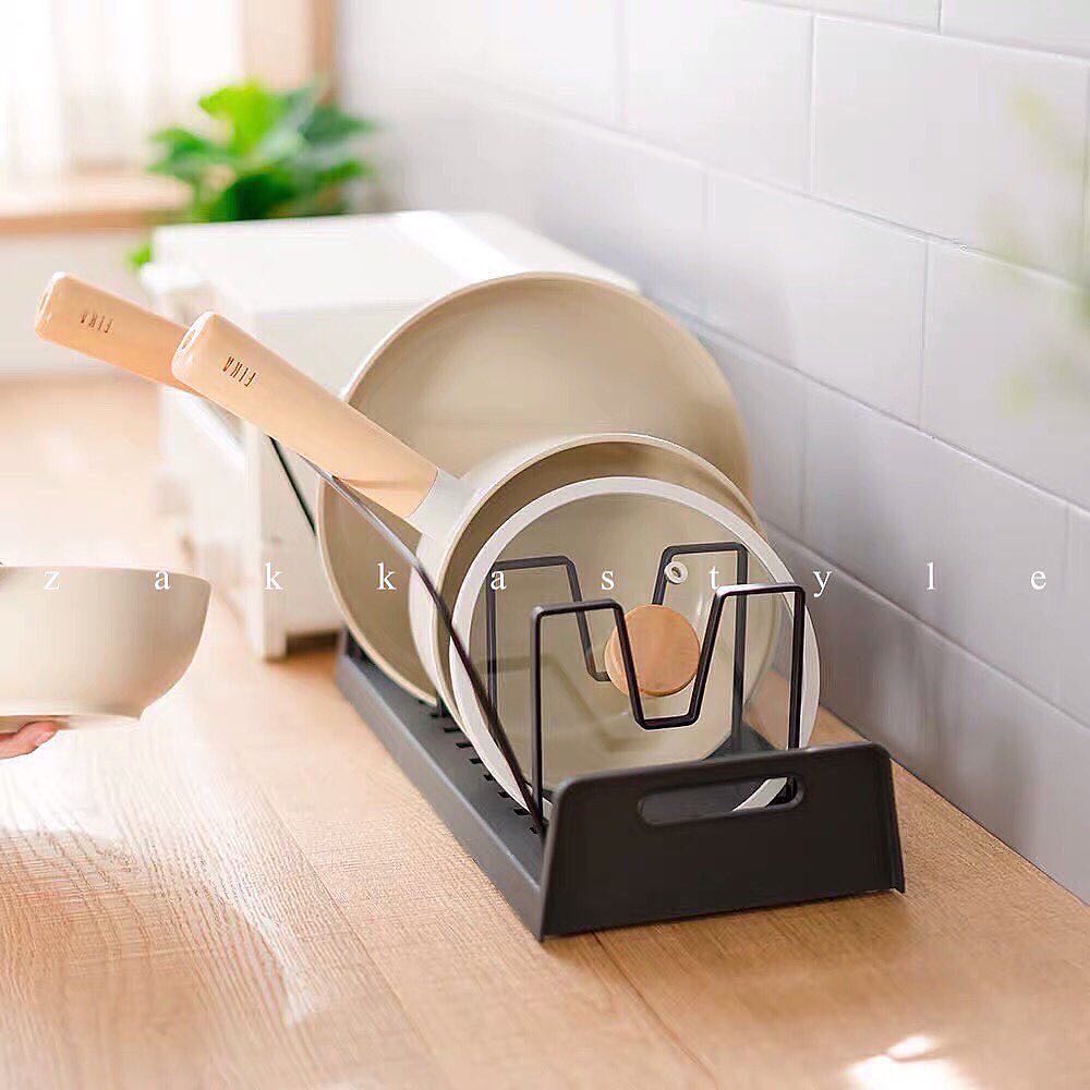 Multi frying pan rack