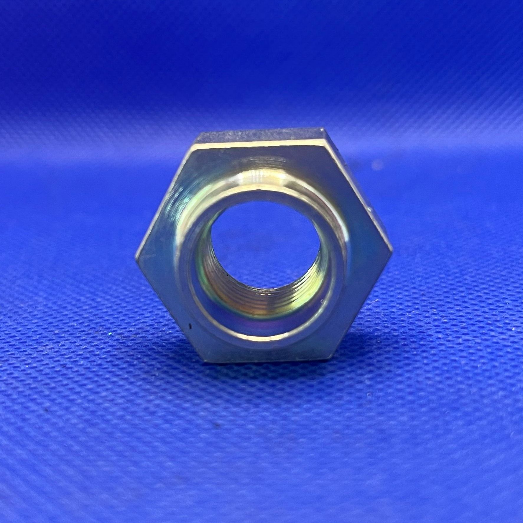 น็อตกันคลาย M20x1.5 น็อตตัวเมีย หกเหลี่ยม เกลียวมิล Hard Lock Nut