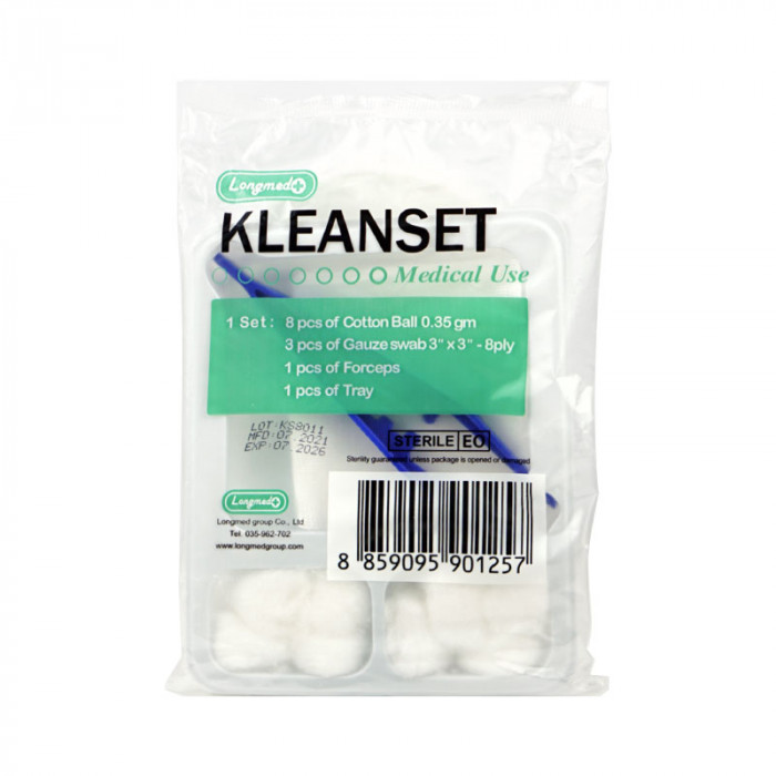 8859095901257 ชุดทำแผลขนาดพกพา KLEANSET