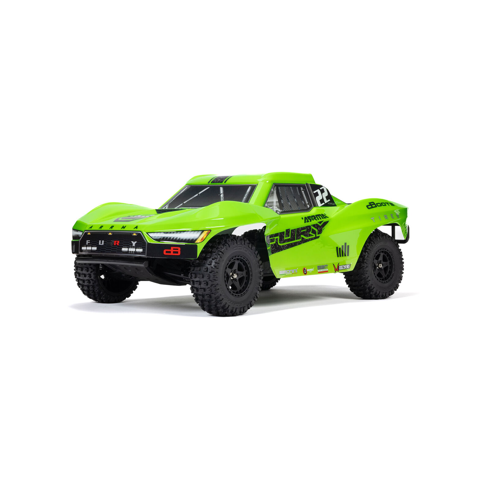 ARA3221T1 1/10 FURY 2WD RTR Brushed Short Course Truck