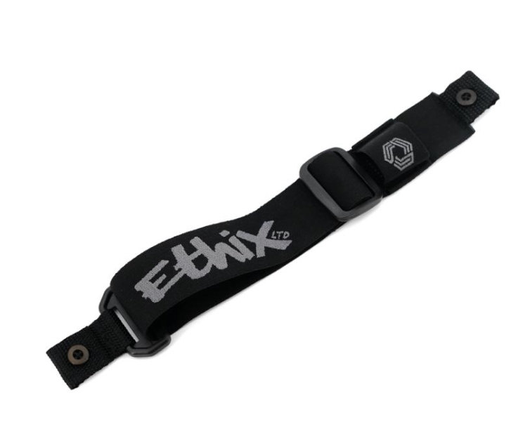 ETHIX GOGGLE STRAP HD BLACK (GREY LOGO) สายรัดแว่า DJI Goggle , Walksnail